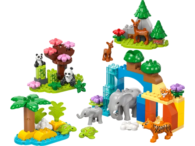3-in-1 families van wilde dieren LEGO-set