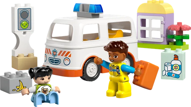 Ambulance met chauffeur LEGO-set