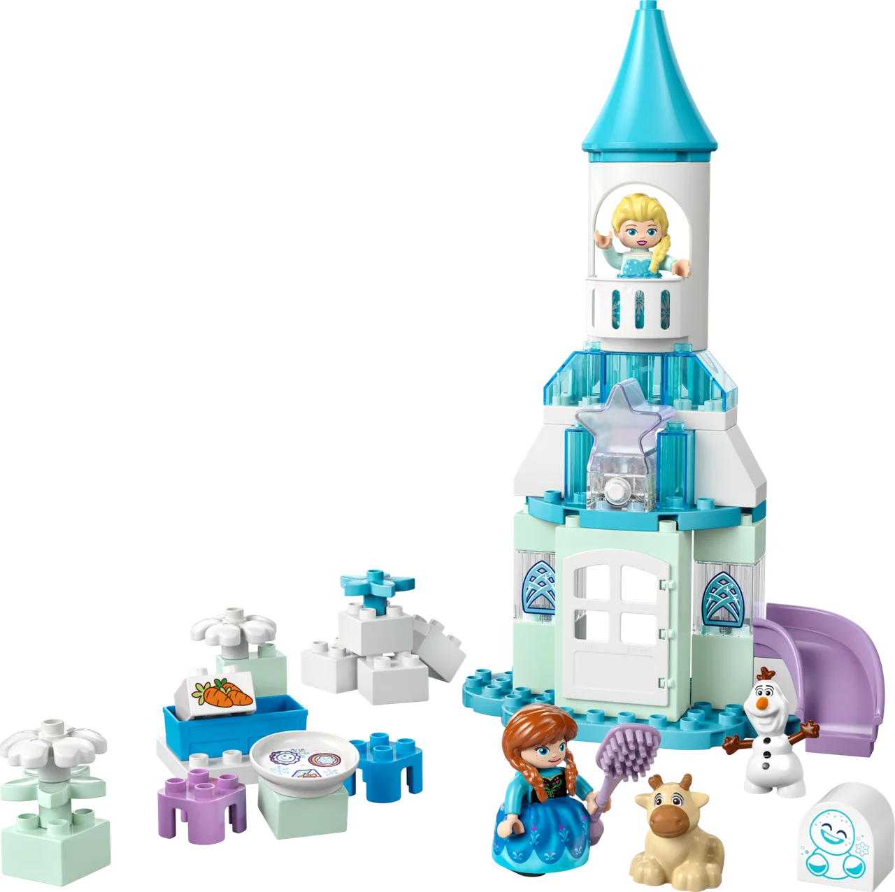 Anna en Elsa's Frozen kasteelfeest LEGO-set