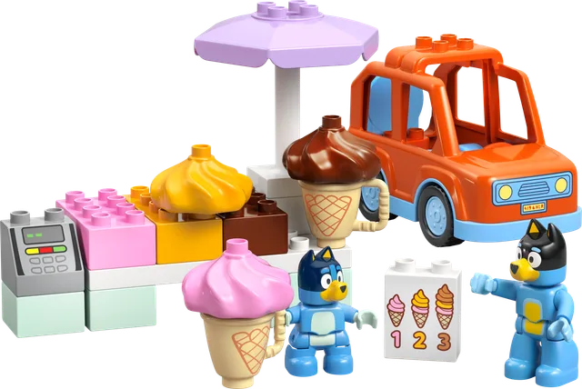 Een ijsje halen met Bluey LEGO-set