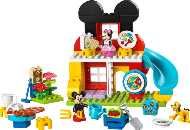 Mickey Mouse clubhuis met Minnie en Pluto LEGO-set