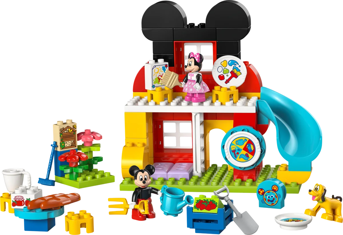 Mickey Mouse clubhuis met Minnie en Pluto LEGO-set
