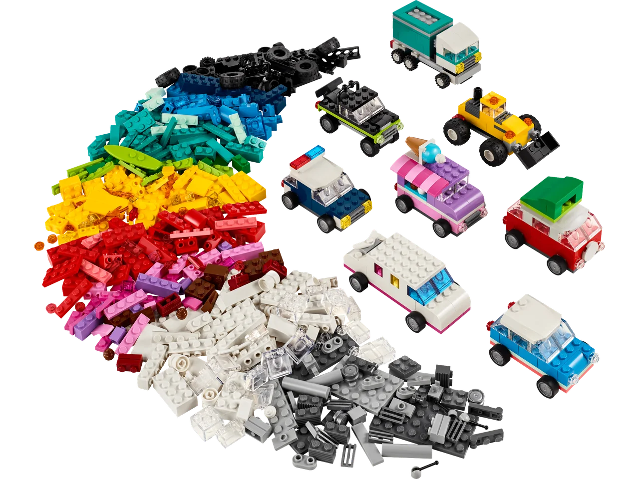 Creatieve voertuigen LEGO-set