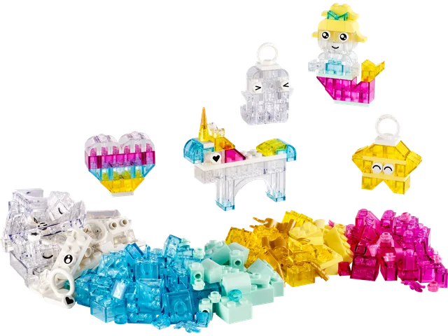 Magische transparante doos LEGO-set