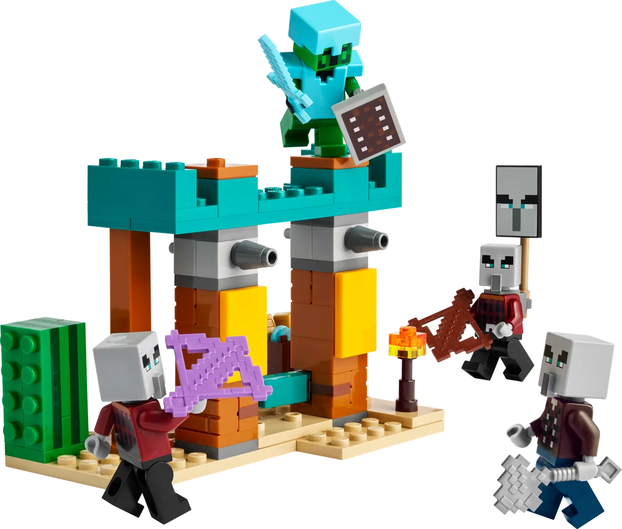 De Illagers in de woestijn LEGO-set