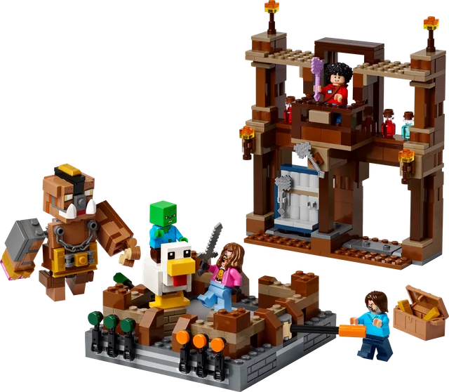 De arena bij het boslandhuis LEGO-set