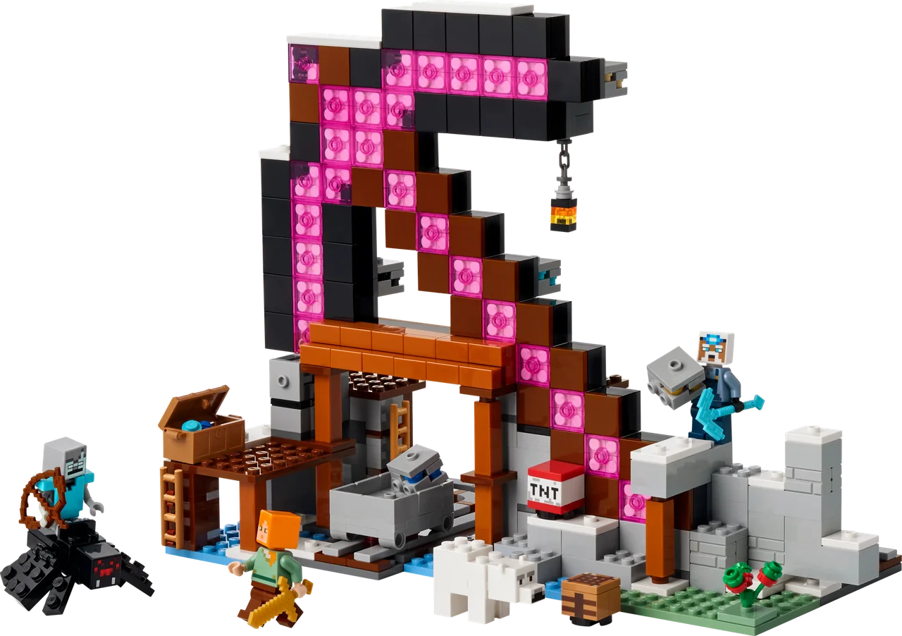 De pikhouweelmijn LEGO-set