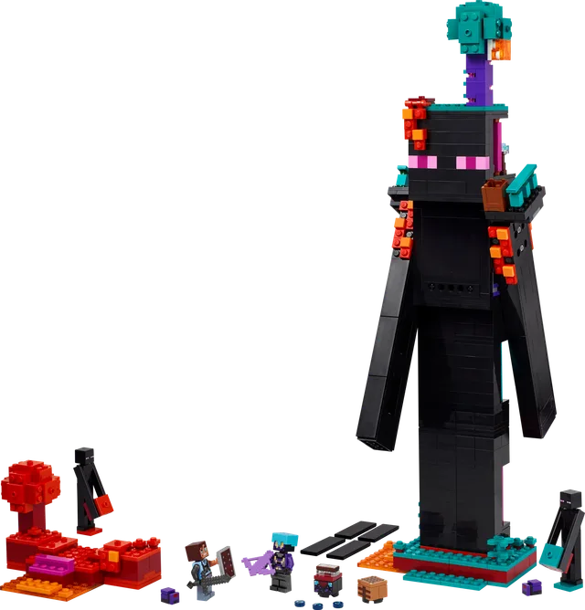 De Enderman toren LEGO-set