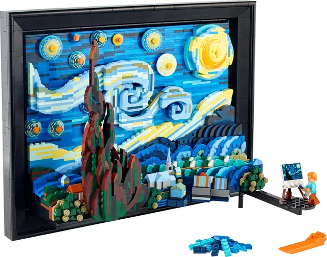 Vincent van Gogh - De sterrennacht LEGO-set