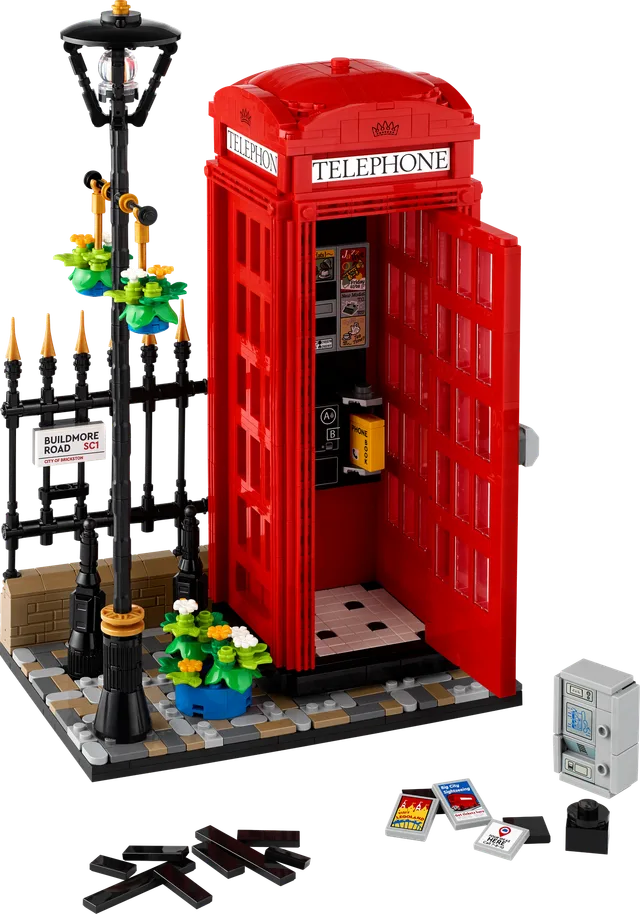 Red London Telephone Box LEGO-set
