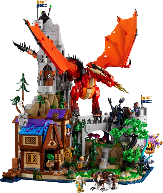 Dungeons & Dragons: het verhaal van de rode draak LEGO-set