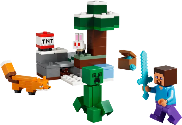 Steve's Taiga-avontuur LEGO-set