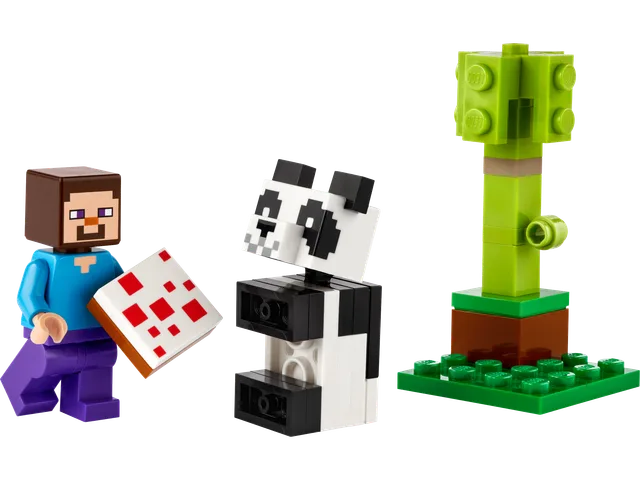 Steve and Baby Panda LEGO-set