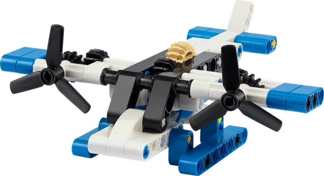 White Seaplane LEGO-set