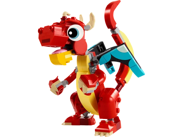 Rode draak LEGO-set