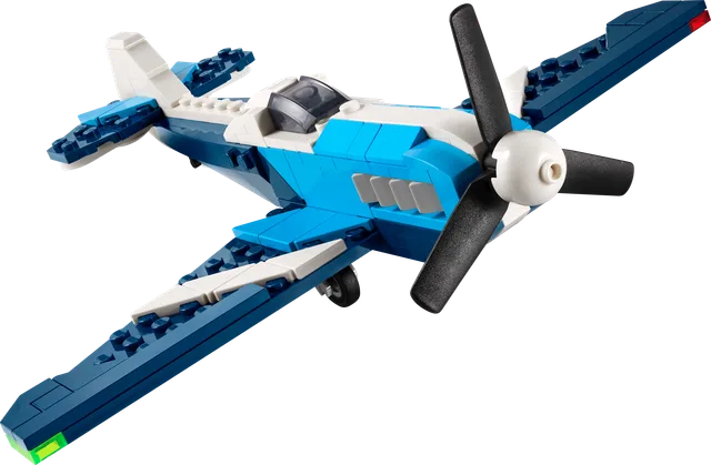 Luchtvaart: racevliegtuig LEGO-set