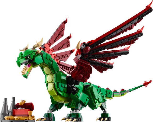 Middeleeuwse draak LEGO-set