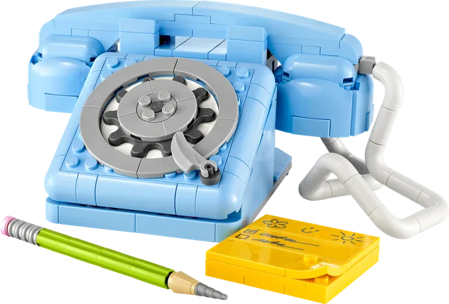 Retro telefoon LEGO-set