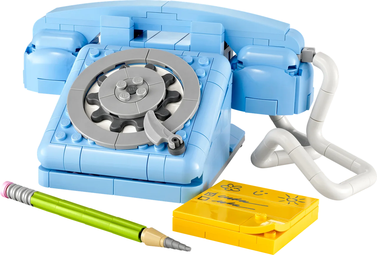Retro telefoon LEGO-set