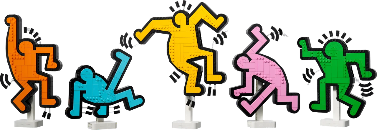 Keith Haring - Dansende figuren LEGO-set