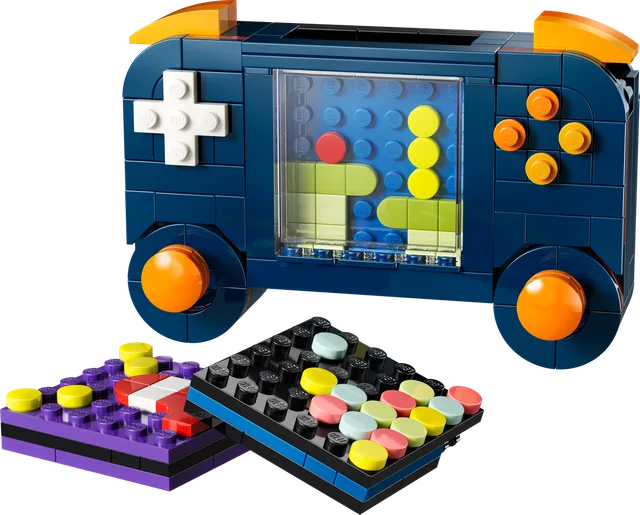 Retro spelcomputer LEGO-set