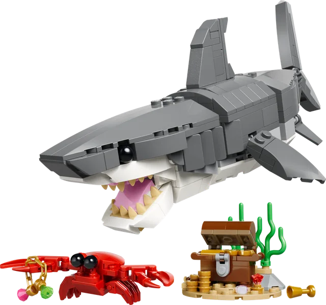 Woeste haai met schatkist LEGO-set