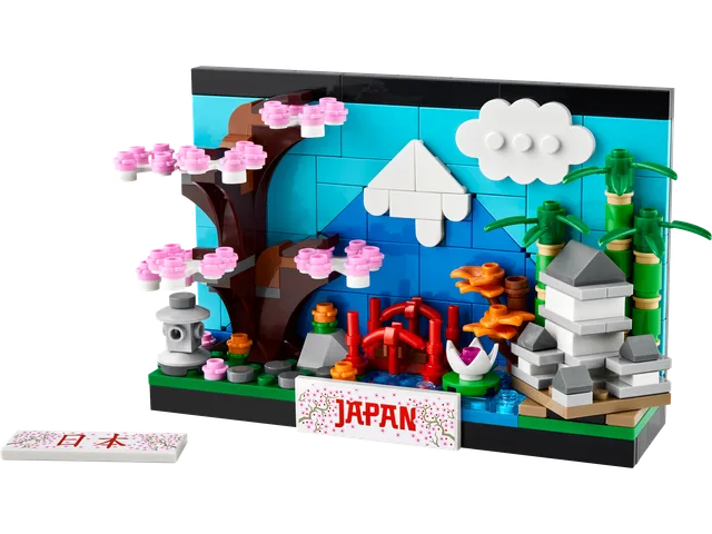Ansichtkaart van Japan LEGO-set