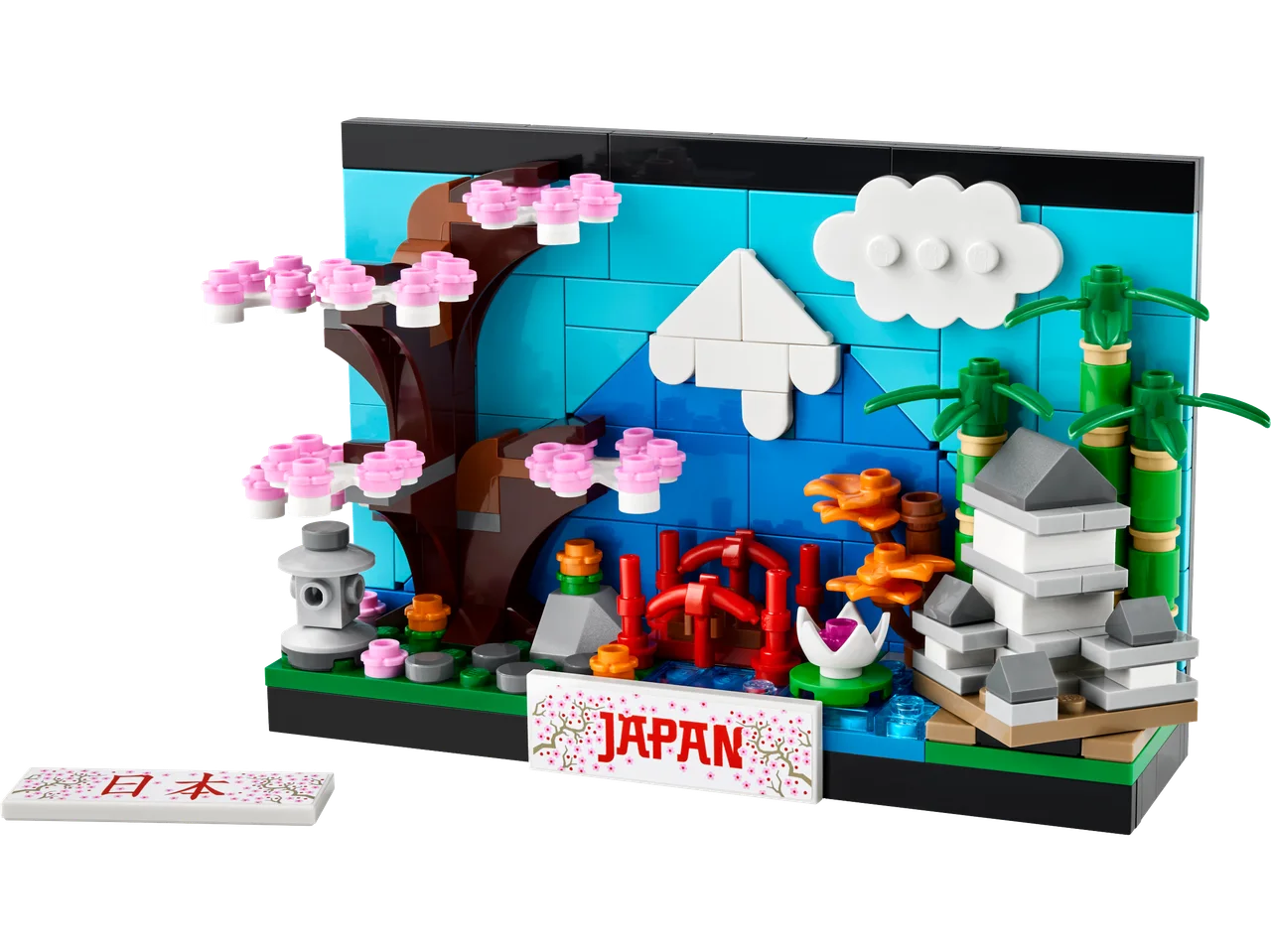 Ansichtkaart van Japan LEGO-set