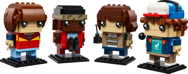 Mike, Dustin, Lucas en Will figuren LEGO-set