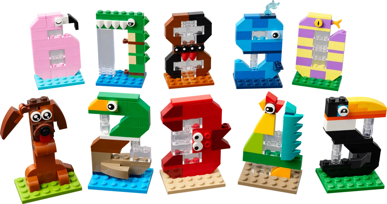 Verjaardagscijfers LEGO-set