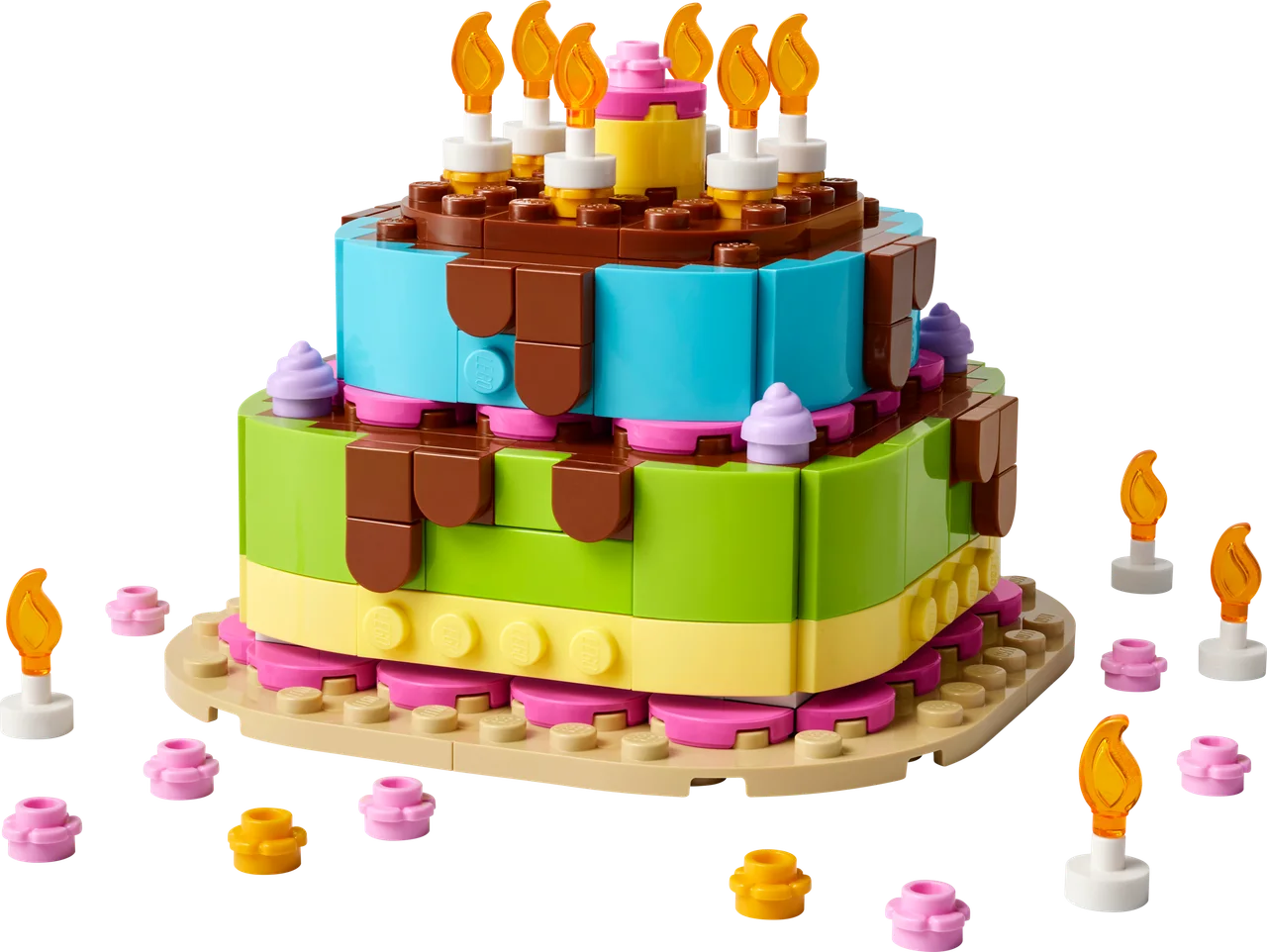 Verjaardagstaart LEGO-set