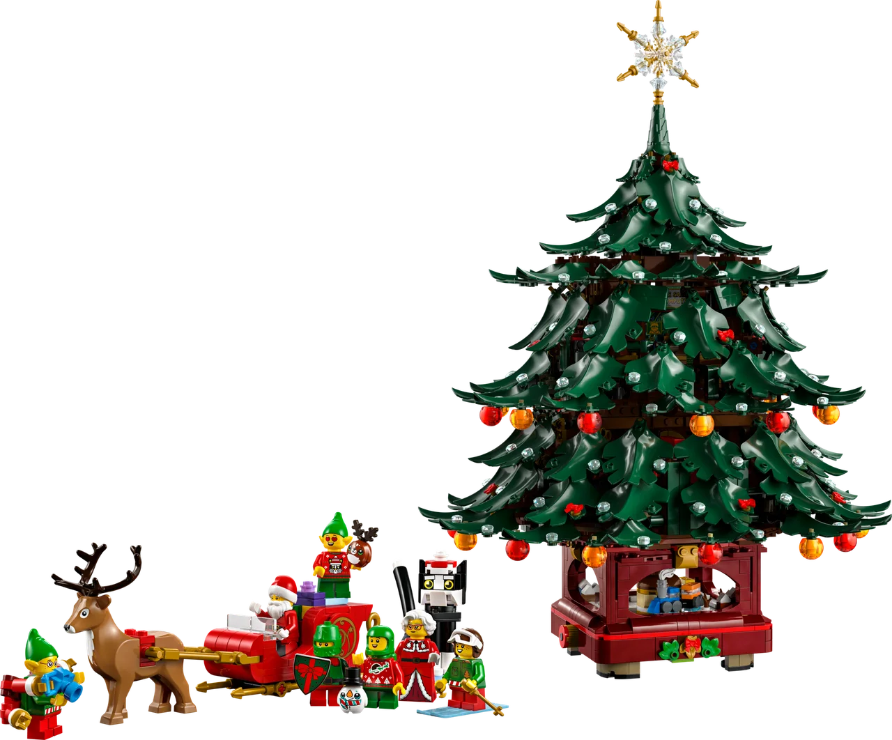 Decoratieve kerstboom voor het hele gezin LEGO-set