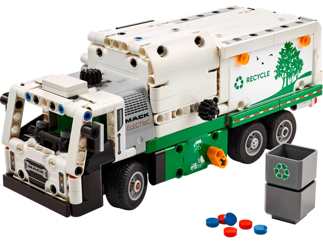 Mack LR Electric vuilniswagen LEGO-set