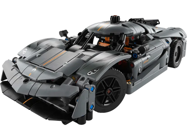 Koenigsegg Jesko Absolut grijze hypercar LEGO-set