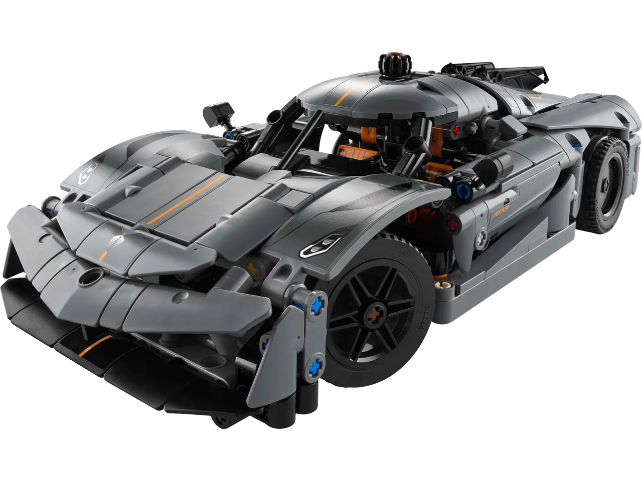 Koenigsegg Jesko Absolut grijze hypercar LEGO-set