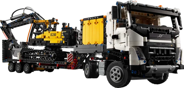Volvo FMX truck & EC230 elektrische graafmachine LEGO-set