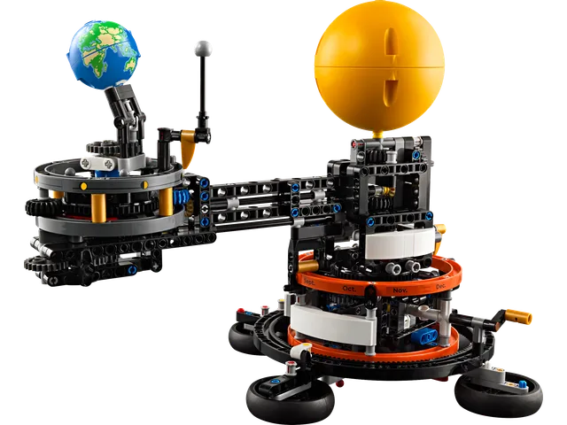 De aarde en de maan in beweging LEGO-set