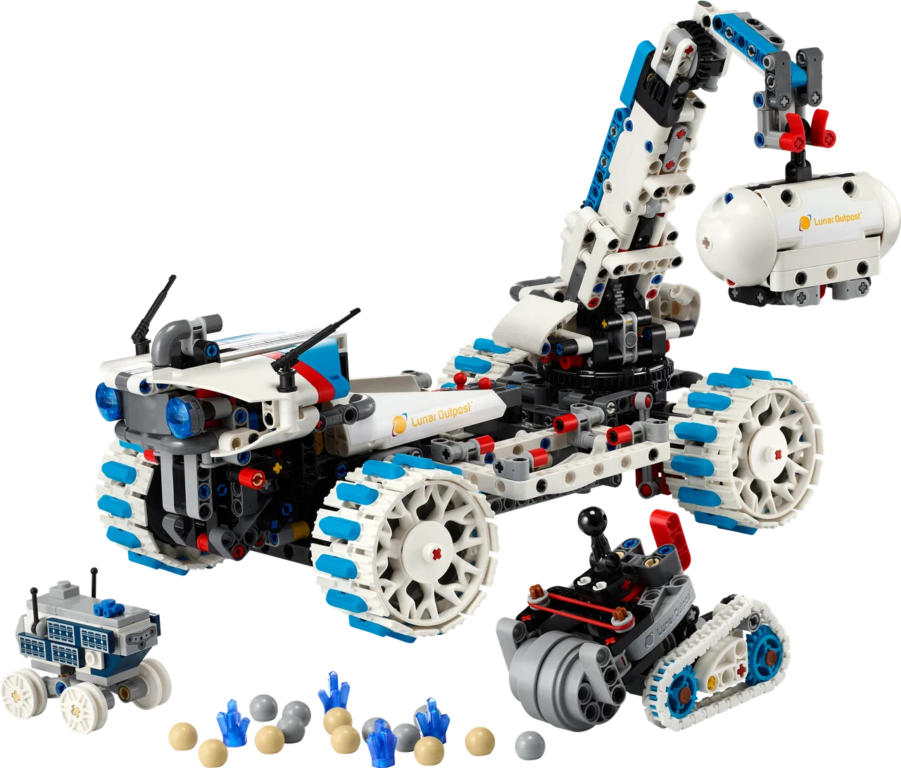 Lunar Outpost maanrover ruimtevoertuig LEGO-set