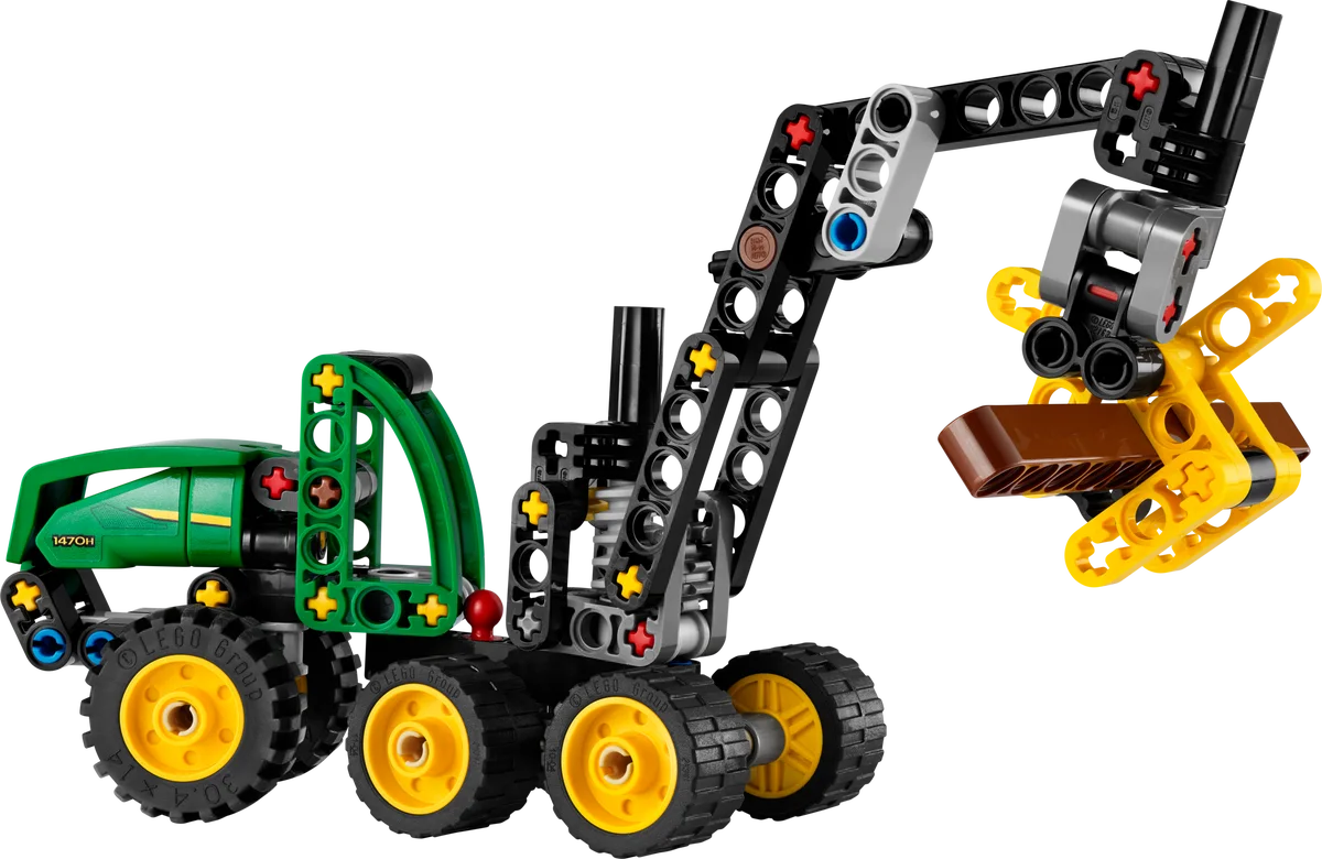 John Deere 1470H houtoogstmachine LEGO-set