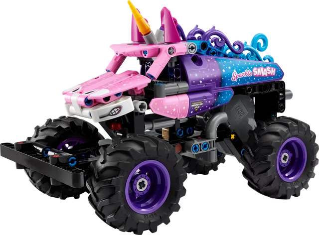 Monster Jam Sparkle Smash pull-back LEGO-set