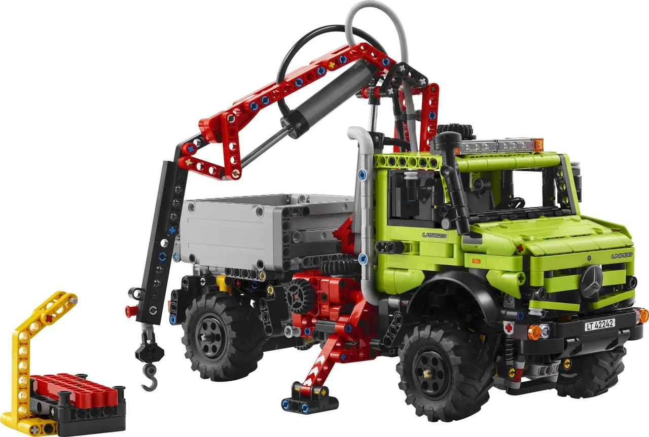 Mercedes-Benz Unimog U 5023 met kraan LEGO-set