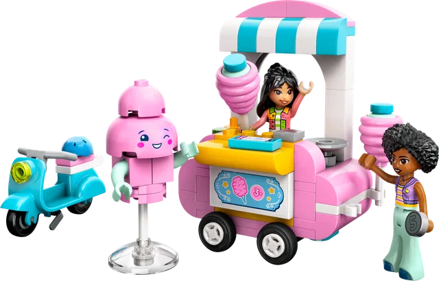 Cotton Candy Stand and Scooter LEGO-set