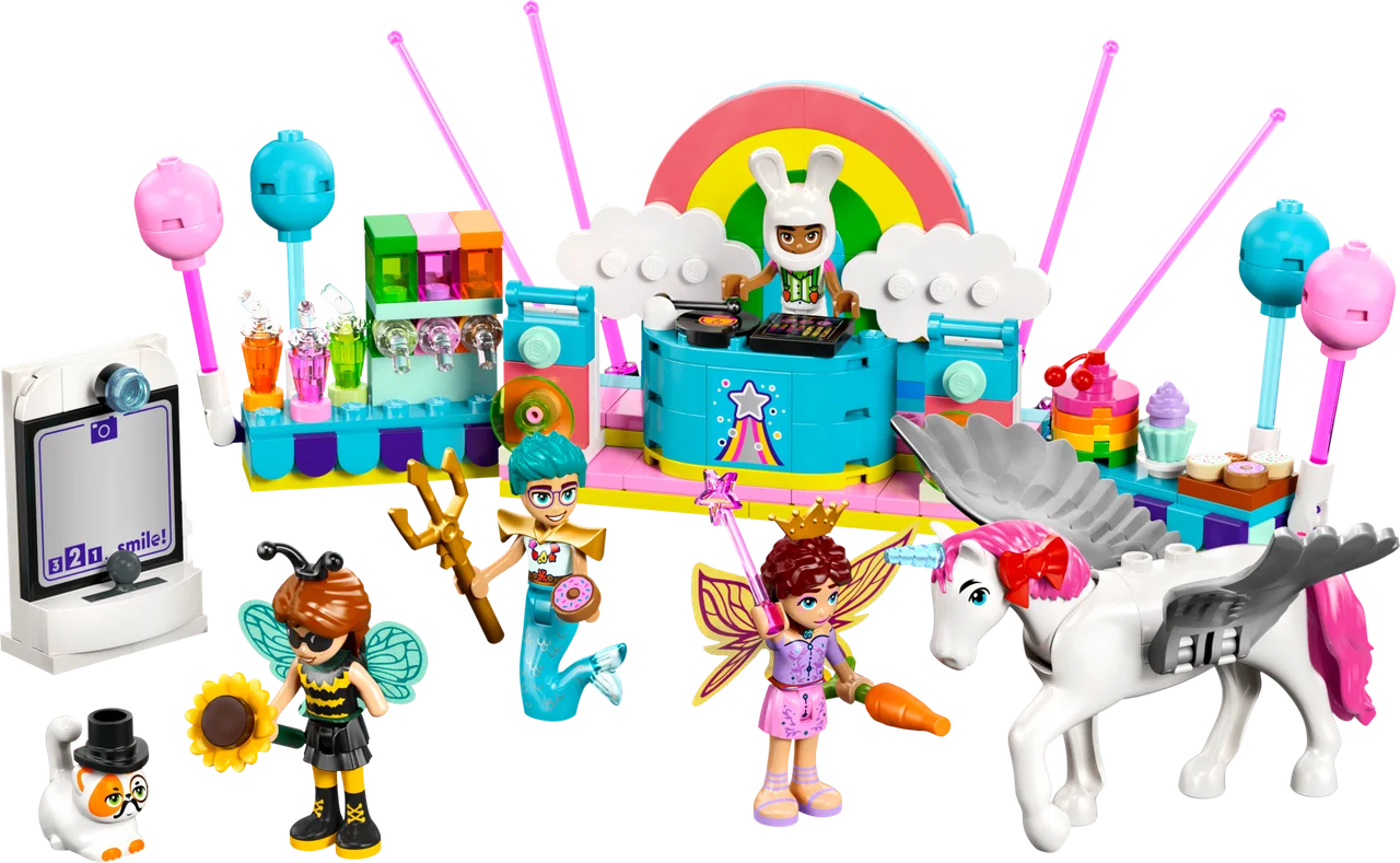 Verkleedfeestje met eenhoorn en fee LEGO-set
