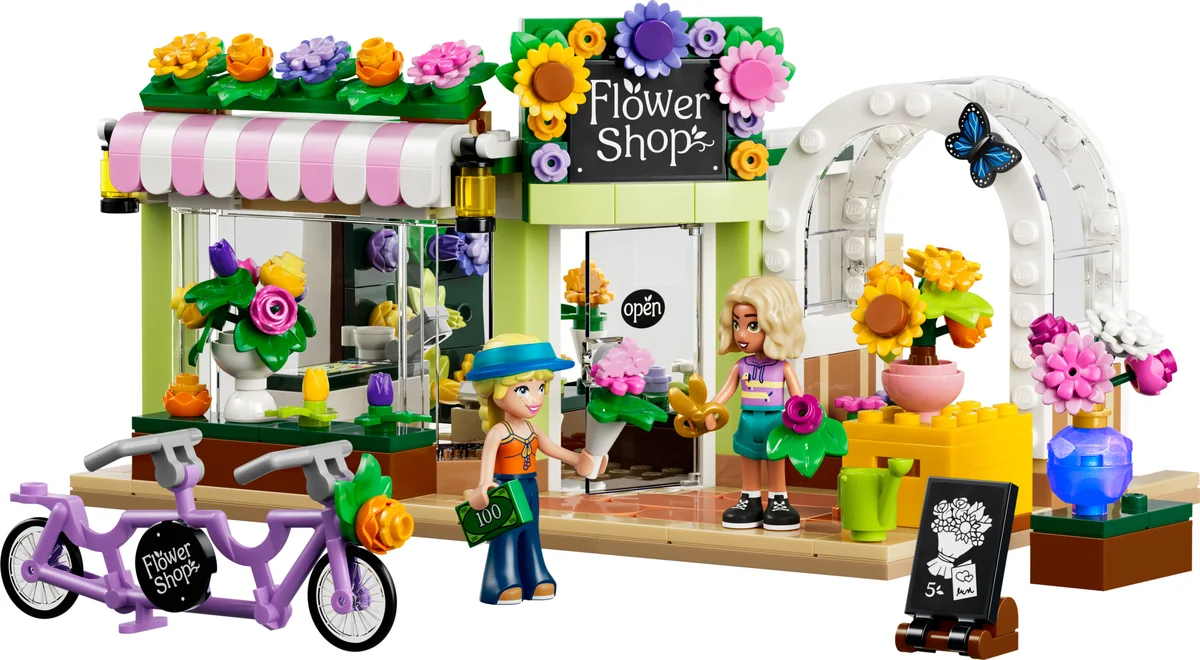 Creatieve bloemenwinkel LEGO-set
