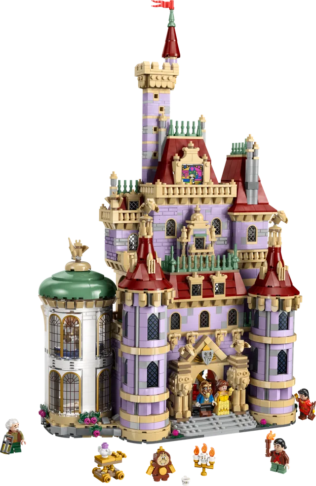 Belle en het Beest kasteel LEGO-set