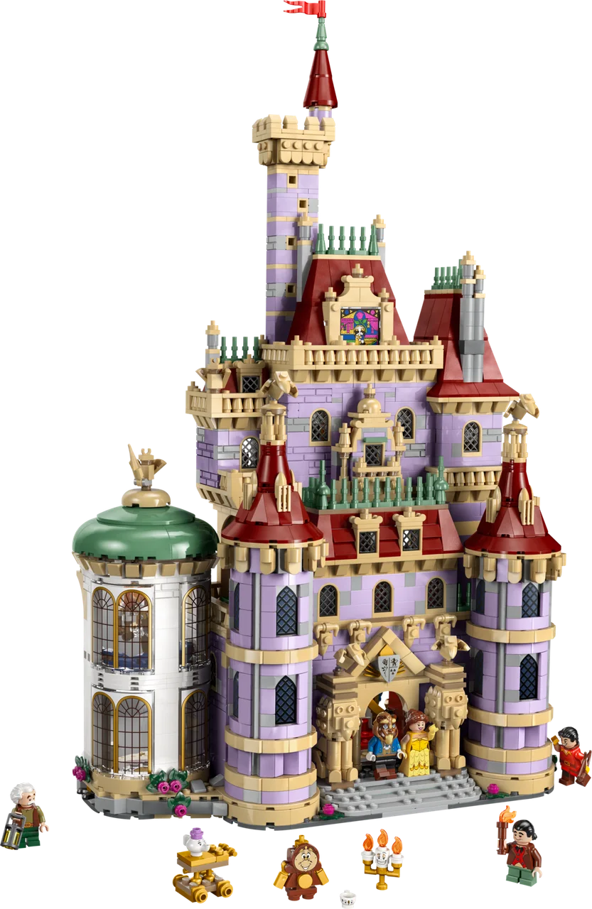 Belle en het Beest kasteel LEGO-set