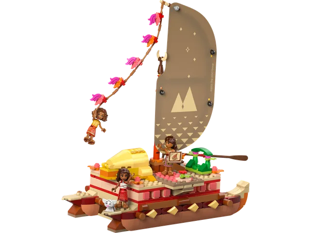 Vaiana's avonturenkano LEGO-set