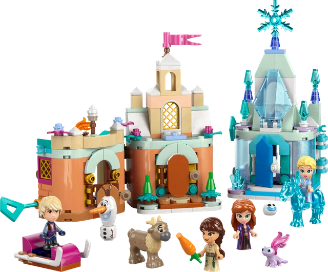 Mini kasteel van Arendelle en Elsa's ijspaleis LEGO-set
