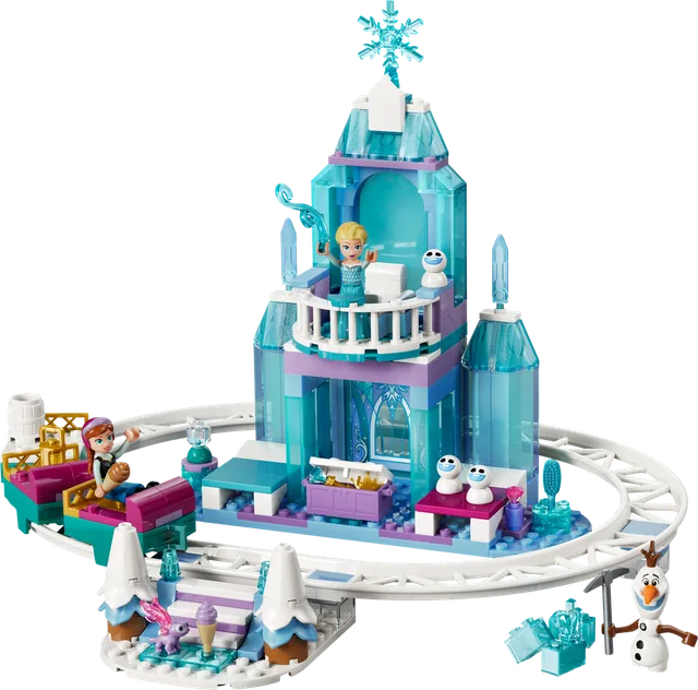 Elsa's ijskasteel en sneeuwrit LEGO-set