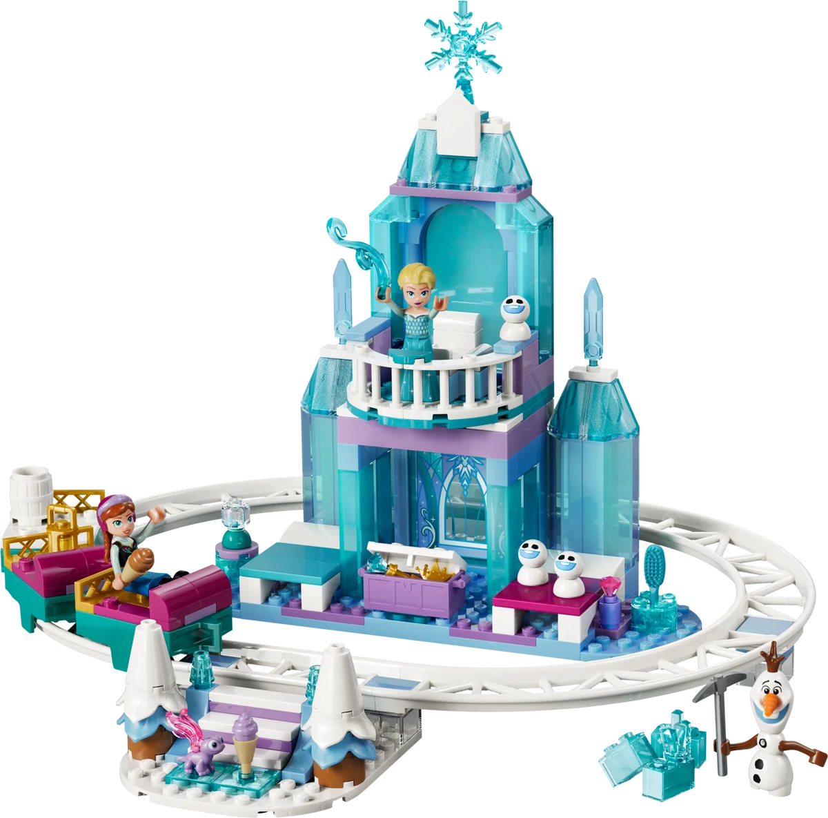 Elsa's ijskasteel en sneeuwrit LEGO-set
